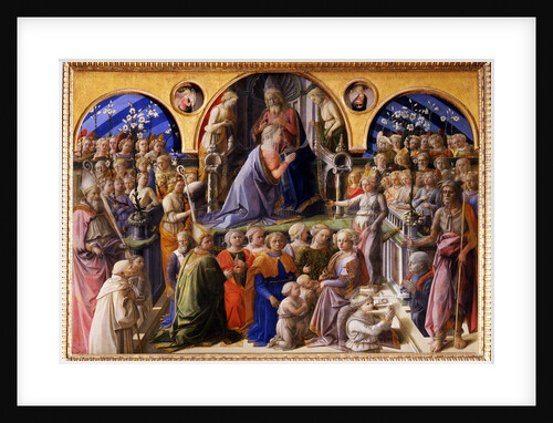 The Coronation of the Virgin, Between 1439 and 1447 by Fra Filippo Lippi