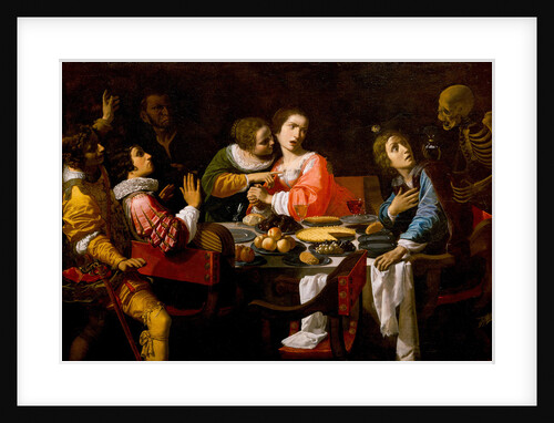 Death Comes to the Banquet Table (Memento Mori), c. 1635 by Giovanni Martinelli