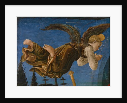 Angel (Panel of the Pistoia Santa Trinità Altarpiece), 1455-1460 by Francesco di Stefano Pesellino