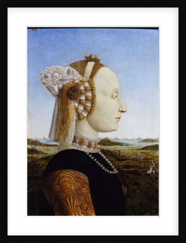 Portrait of Battista Sforza by Piero della Francesca