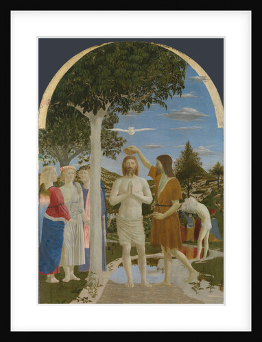 The Baptism of Christ, 1450s by Piero della Francesca