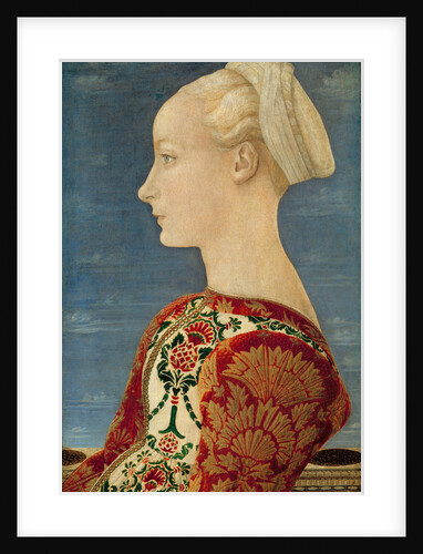 Profile Portrait of a Young Lady, 1465 by Antonio Pollaiuolo