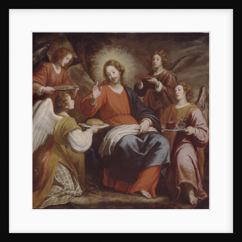 Angels ministering to Christ in the Wilderness by Matteo Rosselli