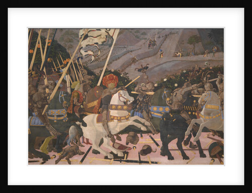 Niccolò Mauruzi da Tolentino at the Battle of San Romano, c. 1440 by Paolo Uccello
