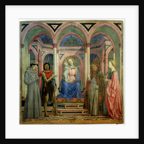 The Santa Lucia de Magnoli Altarpiece, ca 1447 by Domenico Veneziano