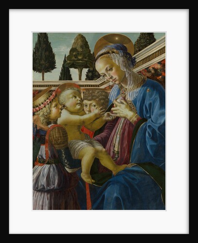 The Virgin and Child with Two Angels, c. 1467-1469 by Andrea del Verrocchio