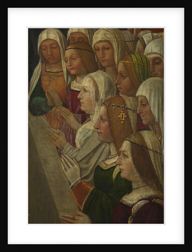 Female Members of a Confraternity, c. 1500 by Italian master