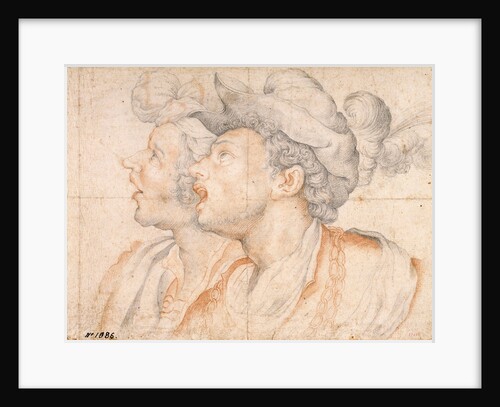 Two Youths Heads, ca 1590 by Camillo Procaccini