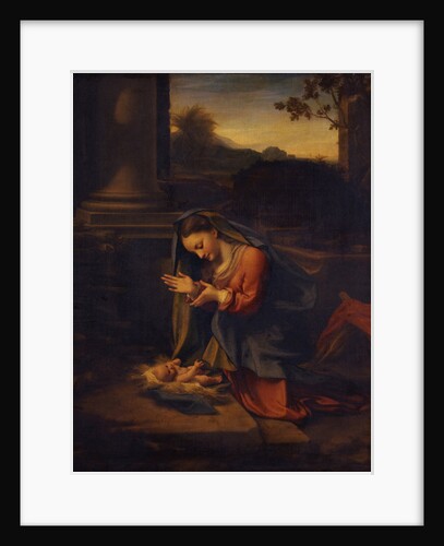 Madonna adoring the Child, c. 1525 by Correggio