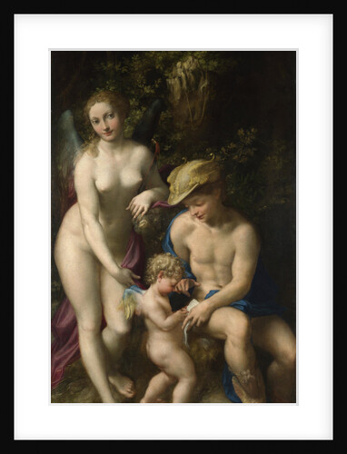 Venus with Mercury and Cupid (The School of Love), c. 1525 by Correggio