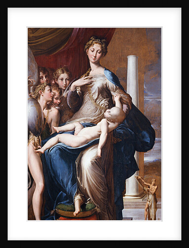 Madonna and Child with Angels (Madonna with the Long Neck), Between 1534 und 1540 by Parmigianino