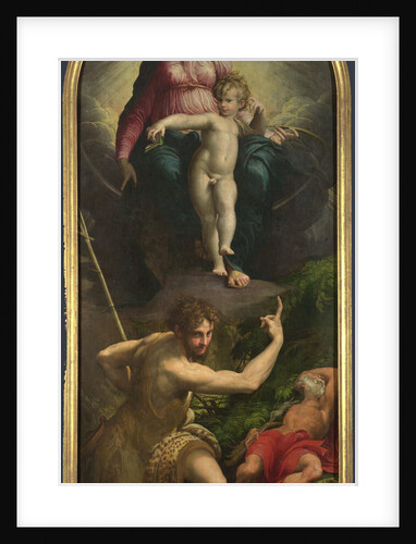 The Madonna and Child with Saints John the Baptist and Jerome, 1527 by Parmigianino