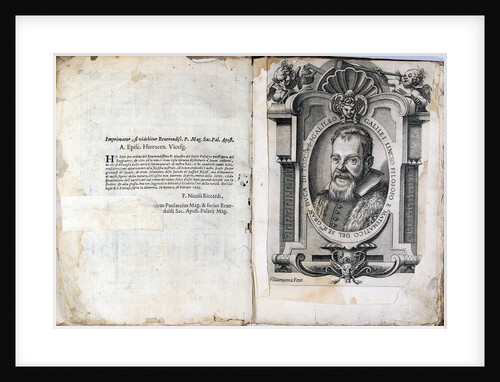 Leaf of book The Assayer (Il Saggiatore) by Galileo Galilei, 1623 by Anonymous