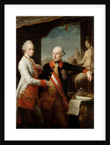 Emperor Joseph II with Grand Duke Pietro Leopoldo of Tuscany, 1769 by Pompeo Girolamo Batoni