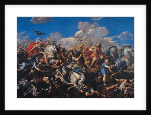 The Battle of Alexander Versus Darius, 1644-1655 by Pietro da Cortona