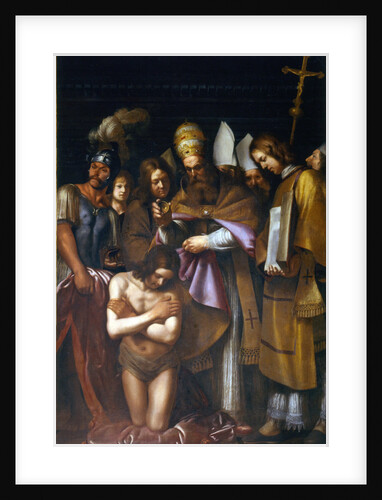 The Baptism of Constantine, First third of 17th cen by Giovanni Antonio Galli