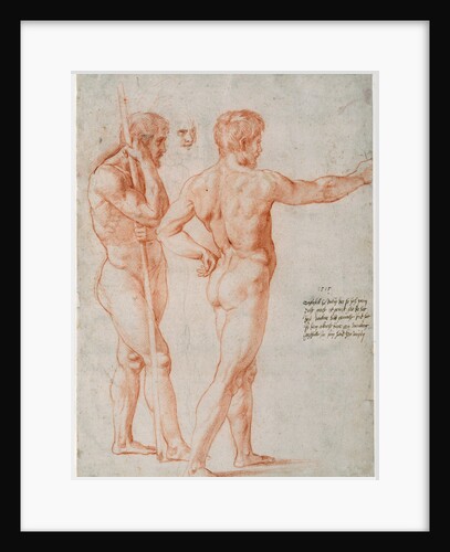 Two Nude Studies by Raphael