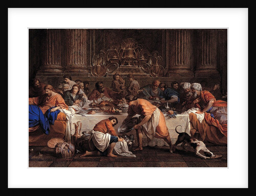 Feast in the House of Simon the Pharisee, ca 1748 by Maria Felice Tibaldi-Subleyras