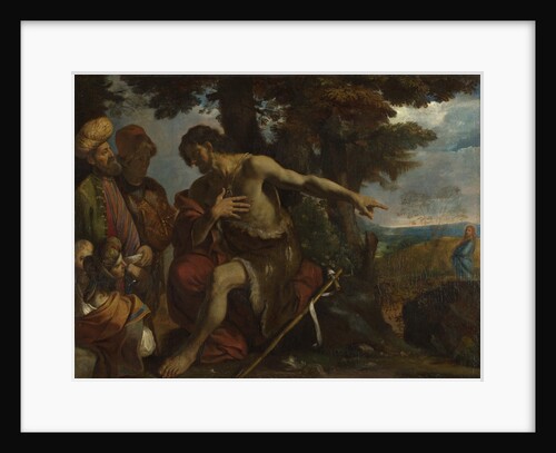 Saint John the Baptist preaching in the Wilderness, c. 1640 by Pier Francesco Mola