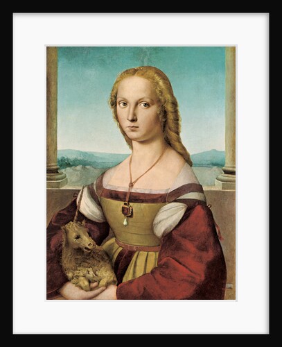 Portrait of a Young Lady with a Unicorn, 1505-1506 by Raphael