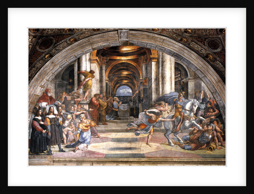 The Expulsion of Heliodorus, 1511-1512 by Raphael