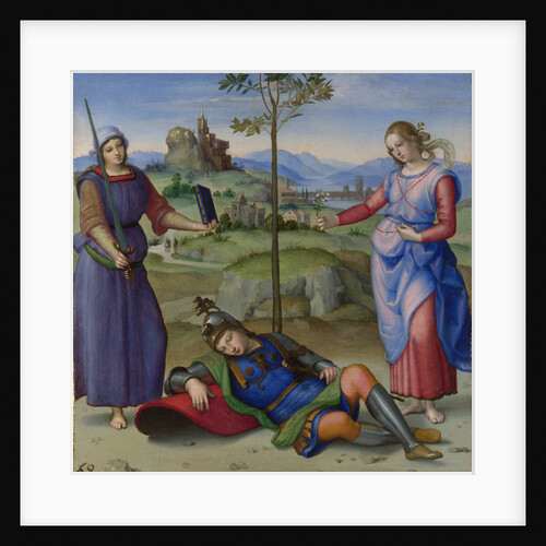 An Allegory (Vision of a Knight), c. 1504 by Raphael