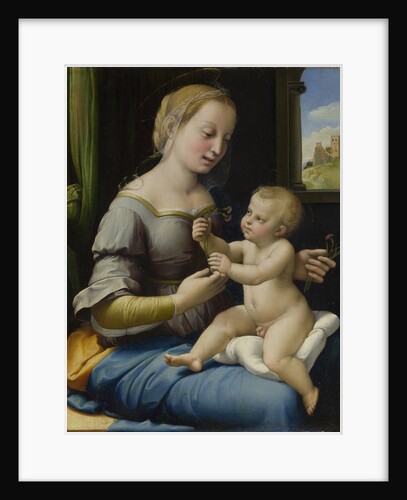The Madonna of the Pinks (La Madonna dei Garofani), ca 1506-1507 by Raphael
