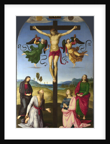The Crucified Christ with the Virgin Mary, Saints and Angels (The Mond Crucifixion), 1502-1503 by Raphael