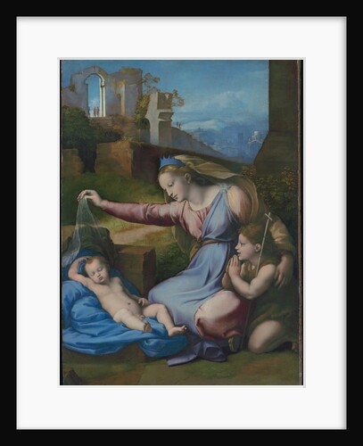 Madonna with the Blue Diadem, c. 1510 by Raphael