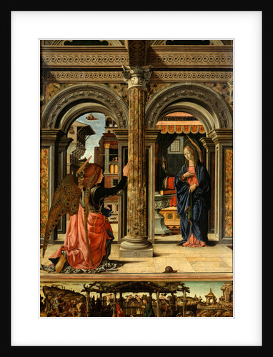 The Annunciation, 1470-1472 by Francesco Del Cossa