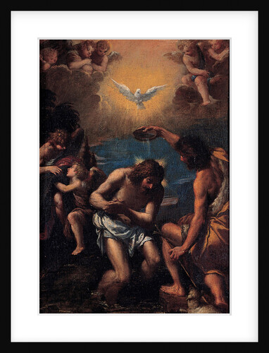 The Baptism of Christ, 1585-1590 by Ippolito Scarsellino