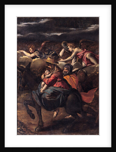 The Flight into Egypt, 1585 by Ippolito Scarsellino