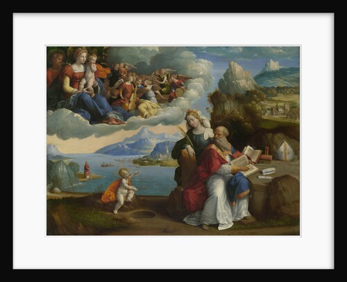 The Vision of Saint Augustine, c. 1520 by Benvenuto Tisi da Garofalo