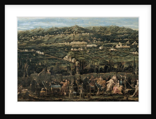 Garden Party in Albaro, c. 1740 by Alessandro Magnasco