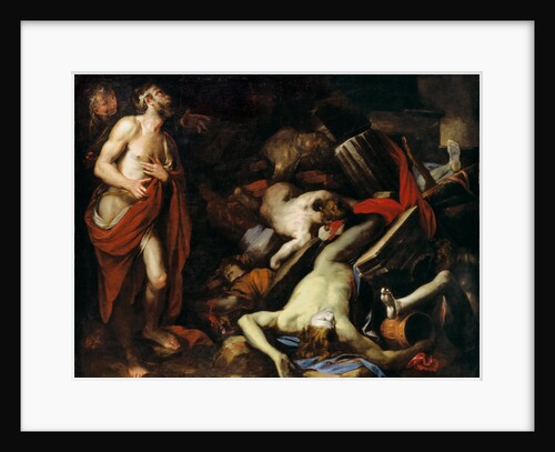 Job and His Children, c. 1650 by Domenico Piola