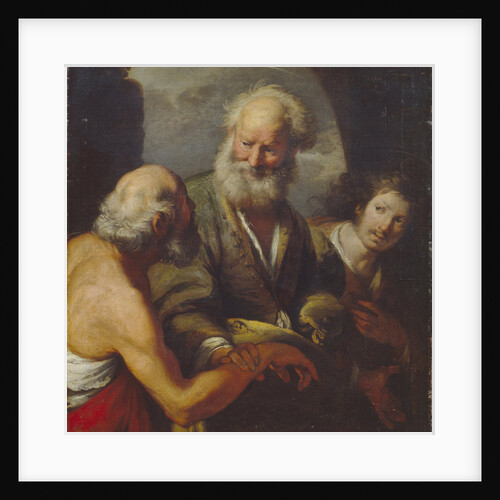 Saint Peter healing a paralytic by Bernardo Strozzi