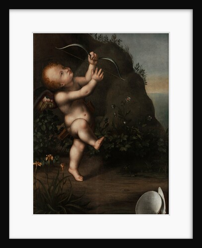 Cupid with a bow, before 1593 by Aurelio Luini