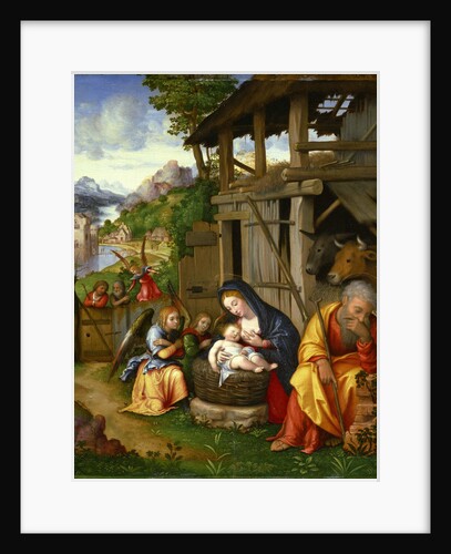 Nativity, ca 1515 by Lorenzo Leonbruno