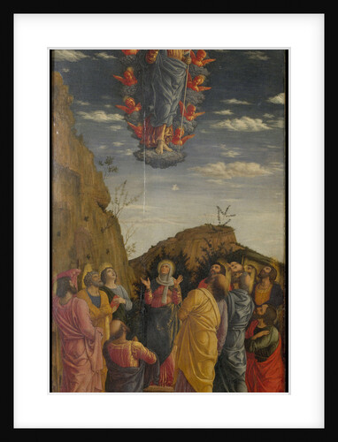 The Ascension (Trittico degli uffizi (Uffizi Tryptich), left panel), ca 1463-1464 by Andrea Mantegna