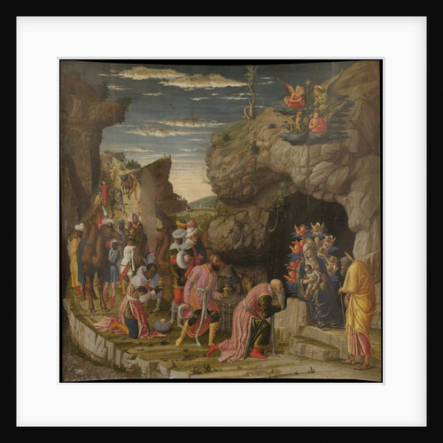 Epiphany (Trittico degli uffizi (Uffizi Tryptich), central panel), ca 1463-1464 by Andrea Mantegna