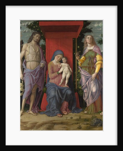The Virgin and Child with the Magdalen and Saint John the Baptist, c. 1495 by Andrea Mantegna