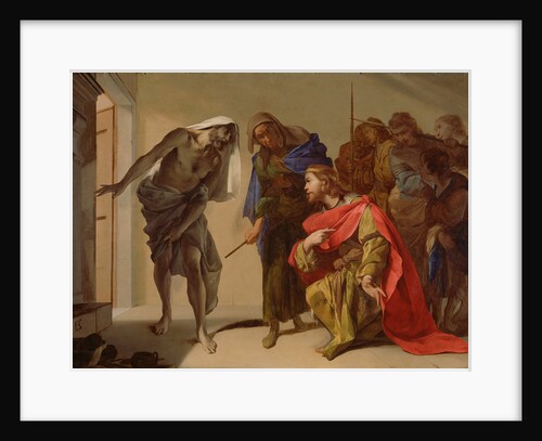 The Shade of Samuel Invoked by Saul, c. 1655 by Bernardo Cavallino