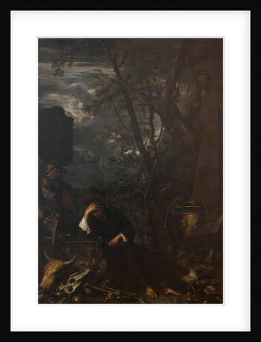 Democritus in Meditation, 1651 by Salvatore Rosa