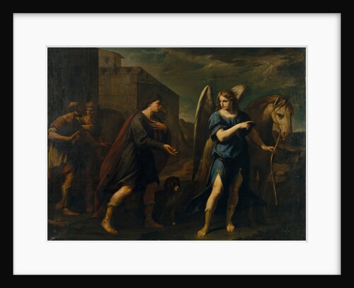 Tobias Meets the Archangel Raphael, c. 1640 by Andrea Vaccaro