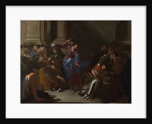 Christ driving the Traders from the Temple, c. 1645 by Bernardo Cavallino
