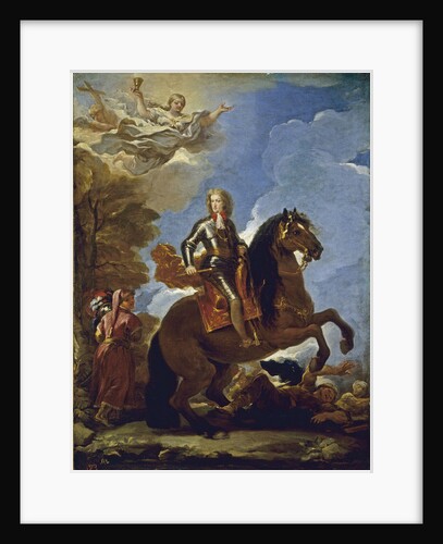 Equestrian Portrait of Charles II of Spain, before 1694 by Luca Giordano