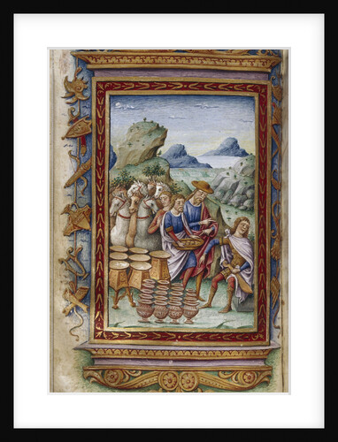 Achilles refusing gifts (Illustration for The Heroides by Ovid), 1485-1499 by Cristoforo Majorana