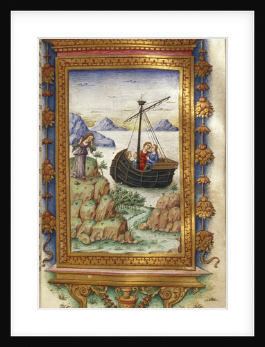 Oenone grieving at the sight of Paris with Helen (Illustration for The Heroides by Ovid), 1485-1499 by Cristoforo Majorana