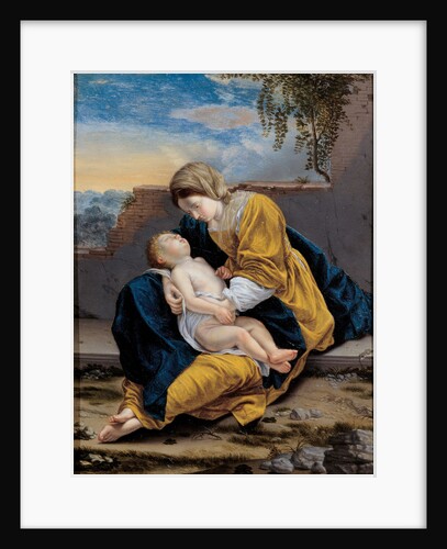 Madonna and Child in a landscape, 1621-1624 by Orazio Gentileschi