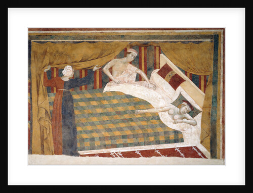 Scene of married life, ca 1306 by Memmo di Filippuccio